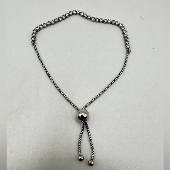 Pandora Rhinestone and adjustable tennis bracelet! - Picture 4 of 13